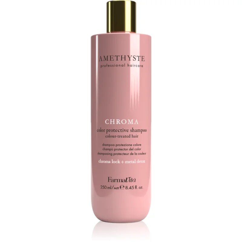 FarmaVita Amethyste Chroma hydratační a ochranný šampon pro barvené vlasy 250 ml