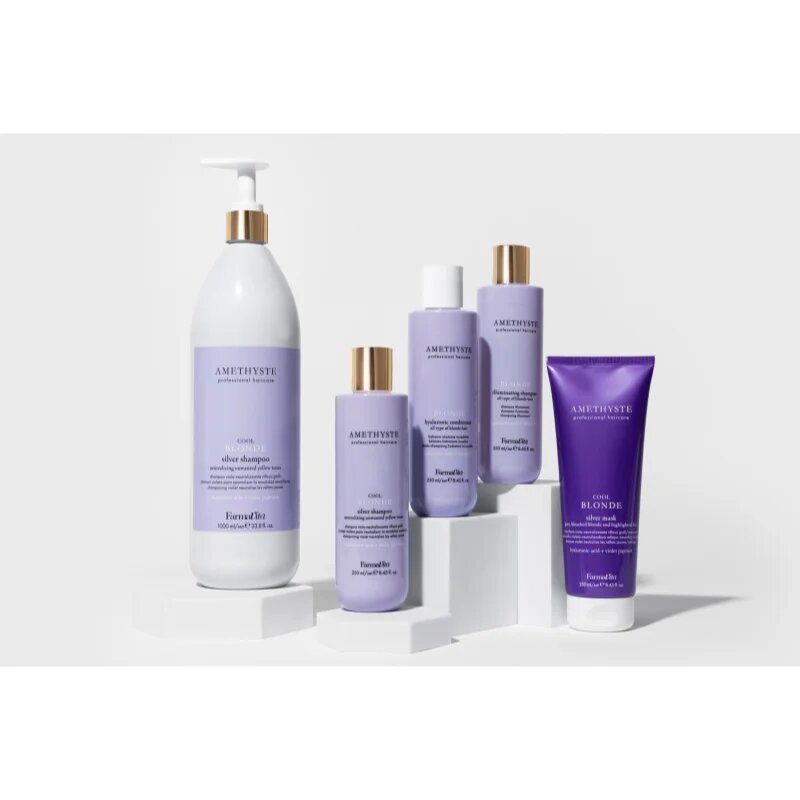 FarmaVita Amethyste Cool Blonde fialový šampon pro blond a melírované vlasy 250 ml