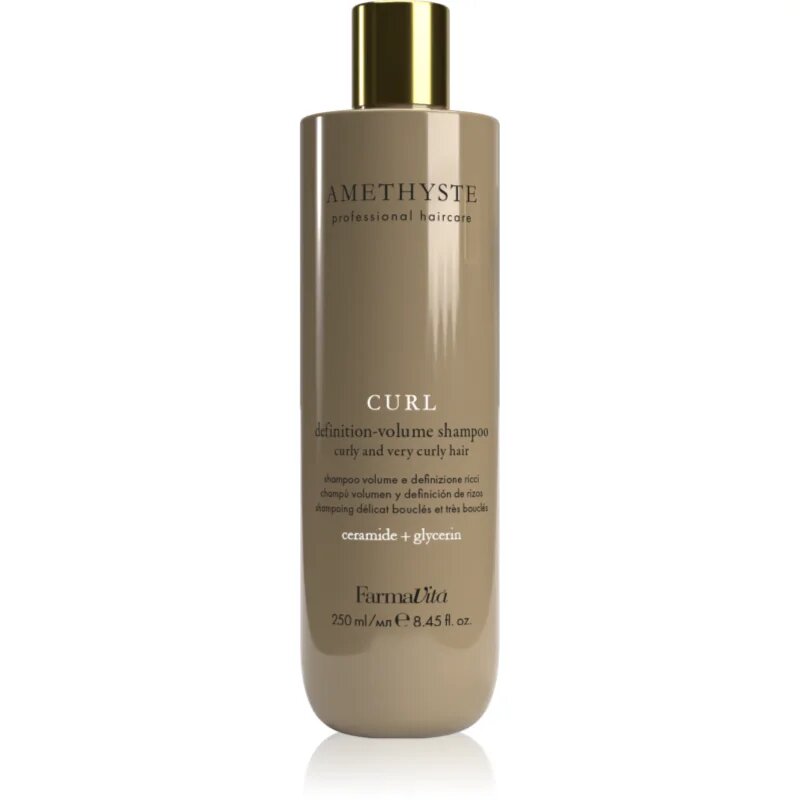 FarmaVita Amethyste Curl vyživující šampon pro kudrnaté vlasy 250 ml