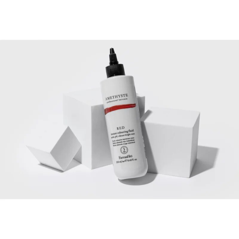 FarmaVita Amethyste Instant Colouring Fluid barvicí maska pro červené odstíny vlasů odstín Red 250 ml