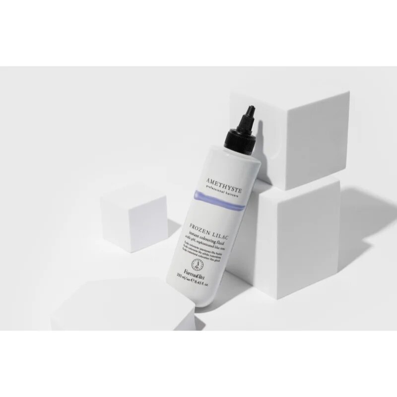 FarmaVita Amethyste Instant Colouring Fluid barvicí maska pro šedivé vlasy odstín Lilac Frozen 250 ml