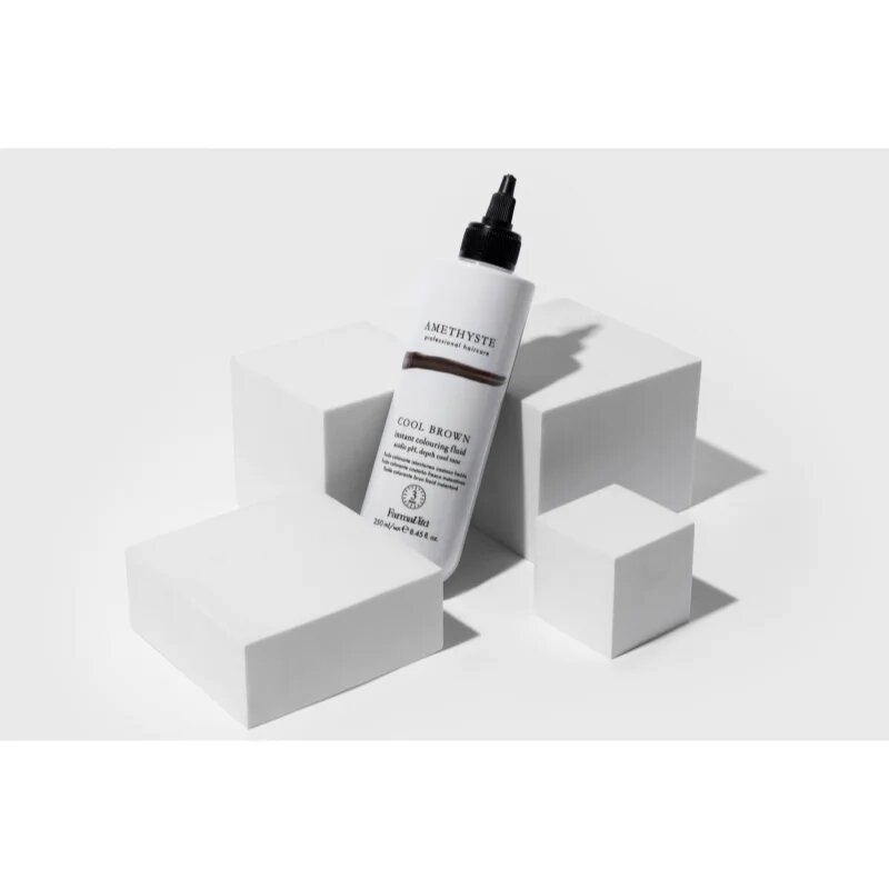 FarmaVita Amethyste Instant Colouring Fluid barvicí maska pro studené odstíny hnědé odstín Cool Brown 250 ml