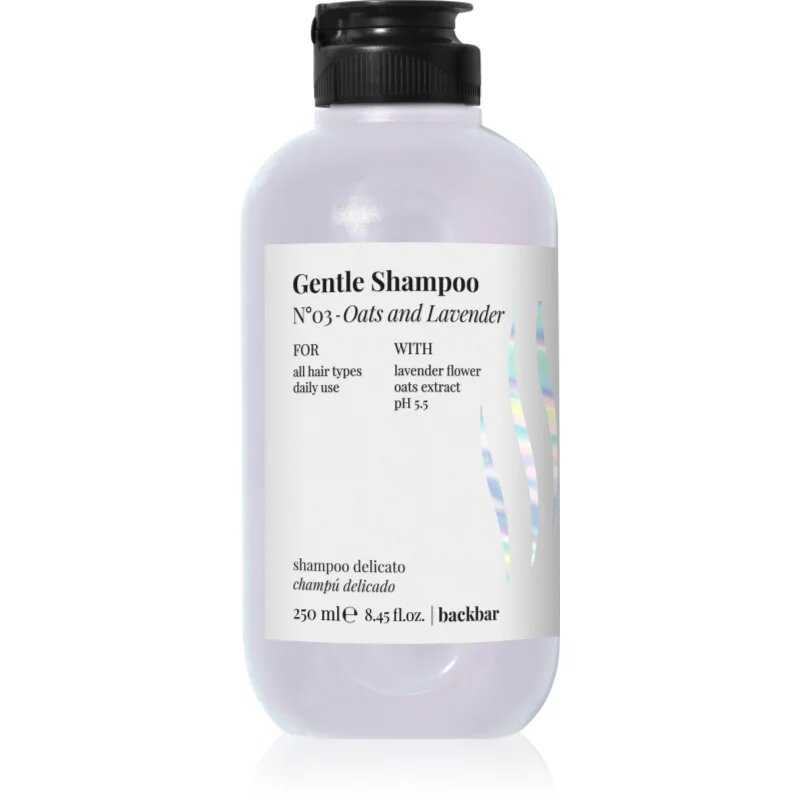 FarmaVita Backbar Gentle hydratační šampon pro šetrné mytí 250 ml