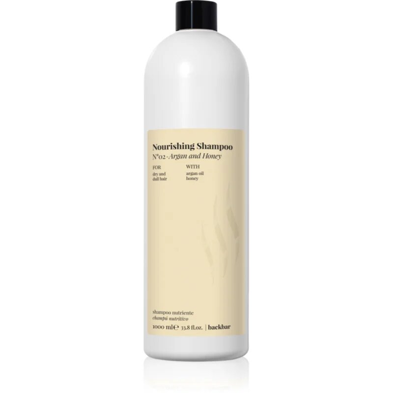 FarmaVita Backbar Nourishing vyživující šampon pro obnovu a posílení vlasů 1000 ml