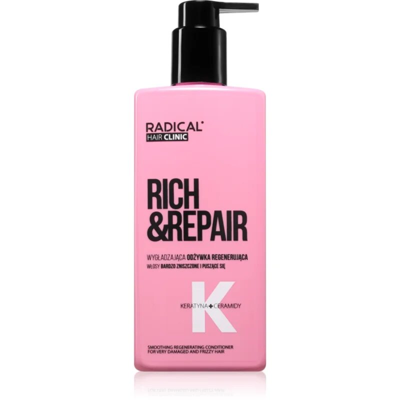 Farmona Hair Clinic Smoothing Regenerating Conditioner regenerační kondicionér pro suché a poškozené vlasy 260 ml