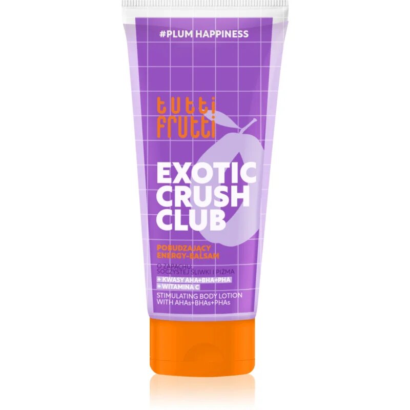 Farmona Tutti Frutti Exotic Crush Club tělové mléko s AHA kyselinami 200 ml