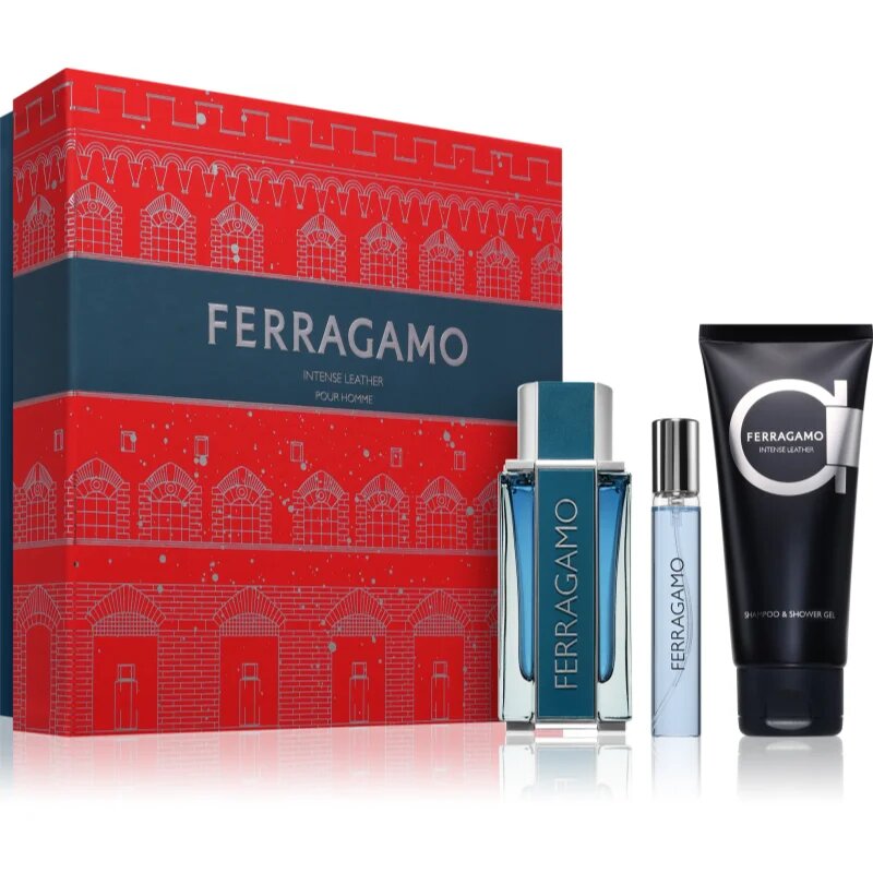 Ferragamo Intense Leather dárková sada pro muže 1 ks