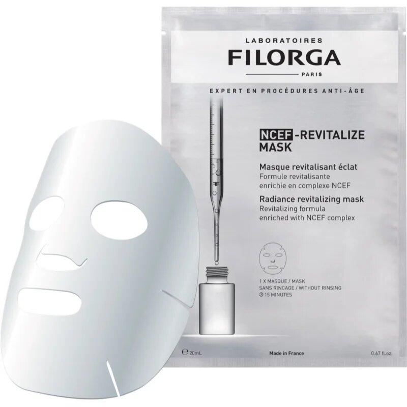 FILORGA NCEF -REVITALIZE SHEET MASK revitalizační maska pro rozjasnění pleti 20 ml