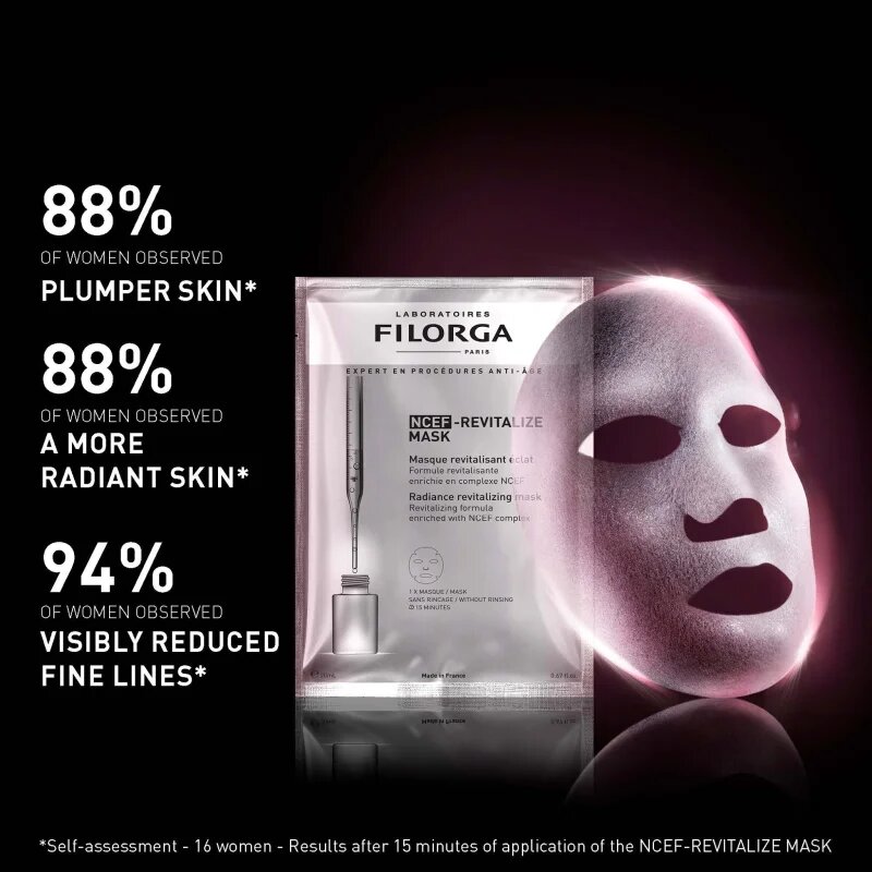 FILORGA NCEF -REVITALIZE SHEET MASK revitalizační maska pro rozjasnění pleti 20 ml