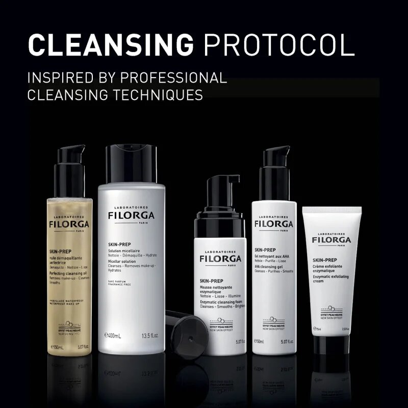FILORGA SKIN PREP MICELLAR SOLUTION micelární voda na obličej a oči 400 ml