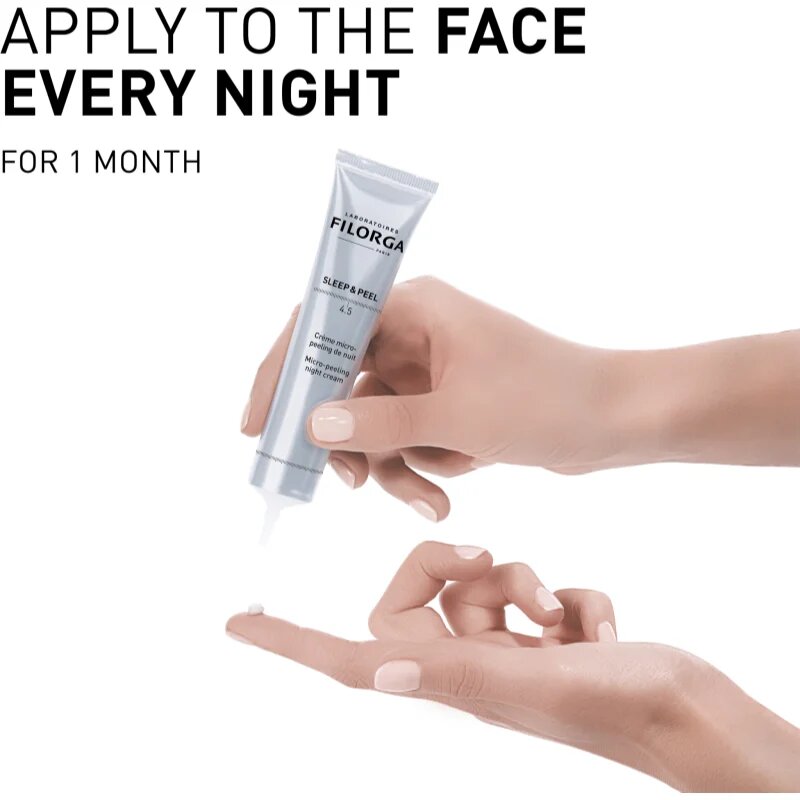 FILORGA SLEEP & PEEL 4.5 noční obnovující krém s AHA kyselinami 40 ml