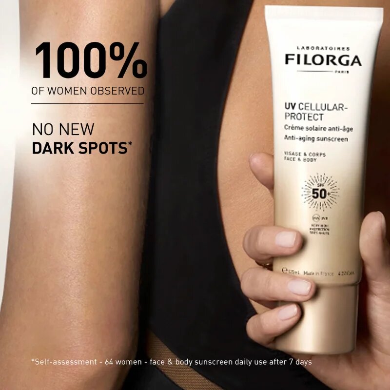 FILORGA UV CELLULAR-PROTECT FACE & BODY opalovací krém na obličej a tělo SPF 50+ 125 ml