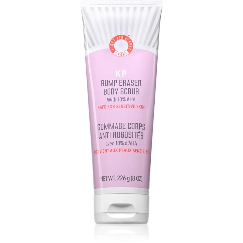First Aid Beauty KP Bump Eraser Body Scrub zjemňující tělový peeling s AHA kyselinami 226 g