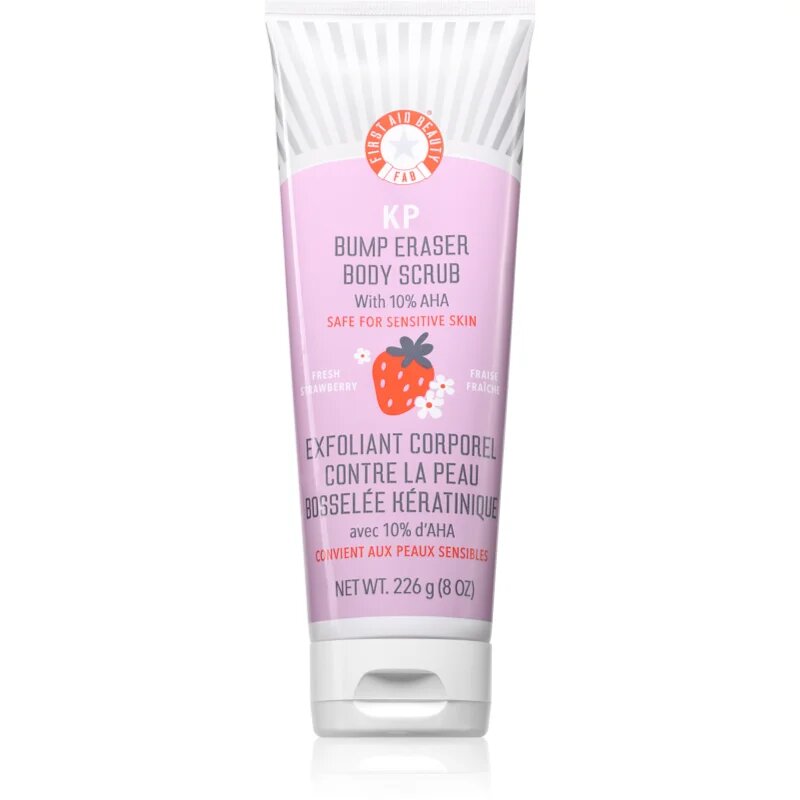 First Aid Beauty KP vyhlazující tělový peeling s AHA kyselinami 226 g