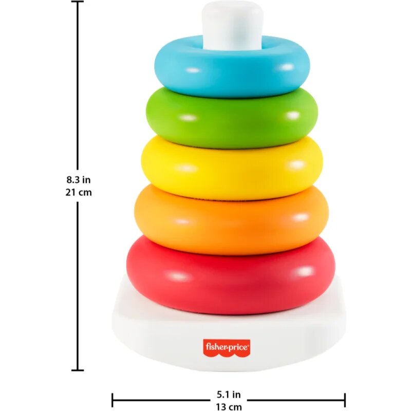 Fisher-Price Rock-A-Stack Rings skládací věž 1 ks