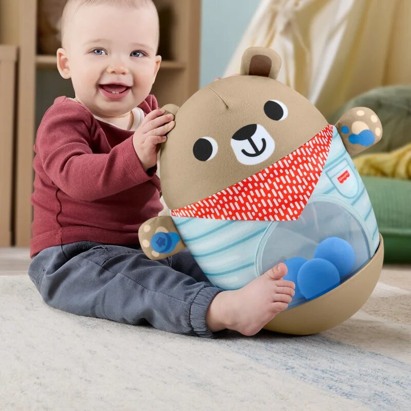 Fisher-Price Roly-Poly Activity Toy Bear houpací hračka 1 ks