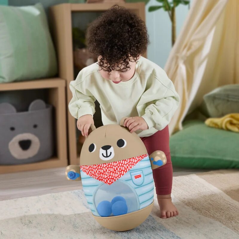 Fisher-Price Roly-Poly Activity Toy Bear houpací hračka 1 ks