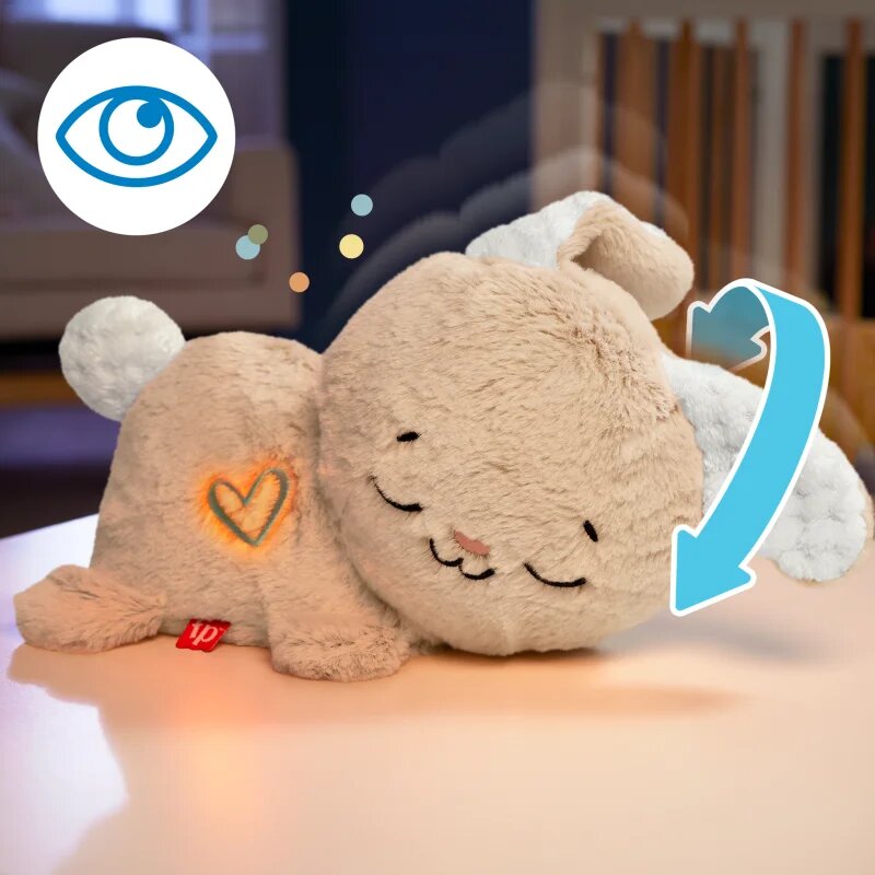 Fisher-Price Soothe & Settle Bunny plyšová hračka s melodií 1 ks