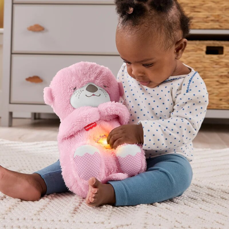 Fisher-Price Soothe'n Snuggle Otter plyšová hračka s melodií 1 ks