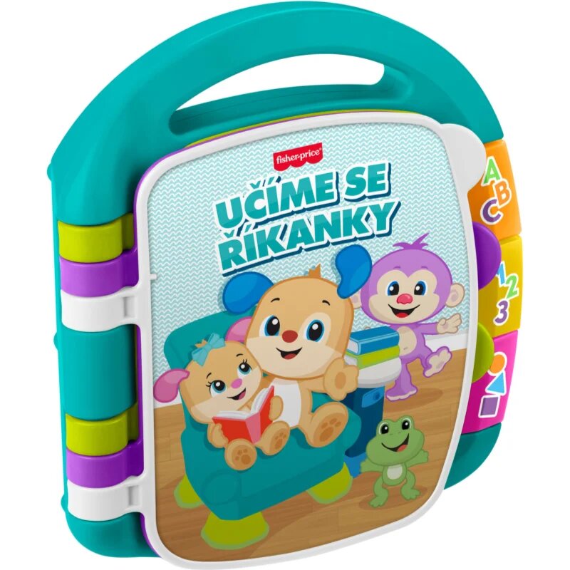 Fisher-Price Učíme se říkanky kontrastní edukativní knížka 1 ks