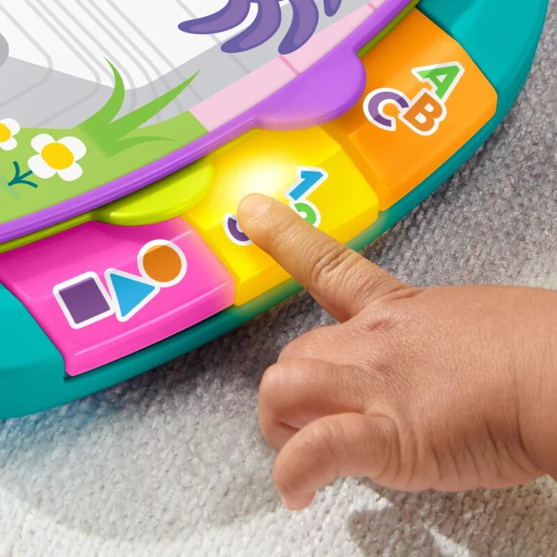 Fisher-Price Učíme se říkanky kontrastní edukativní knížka 1 ks