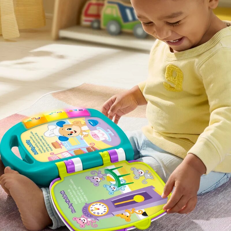 Fisher-Price Učíme se říkanky kontrastní edukativní knížka 1 ks