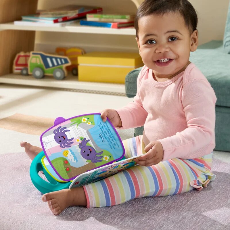 Fisher-Price Učíme se říkanky kontrastní edukativní knížka 1 ks