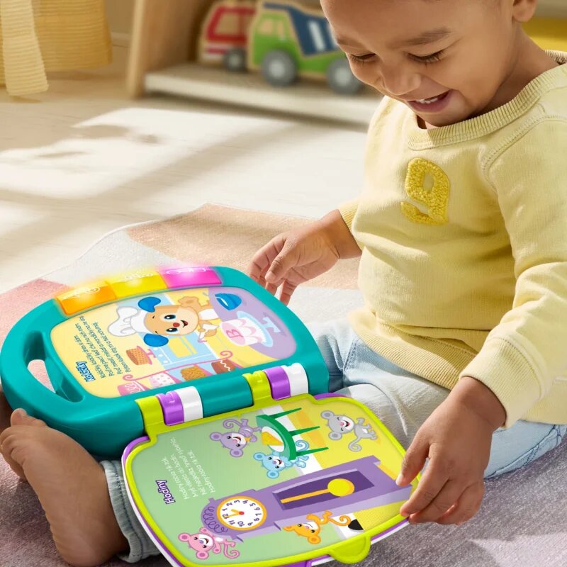 Fisher-Price Učíme se říkanky kontrastní edukativní knížka 1 ks
