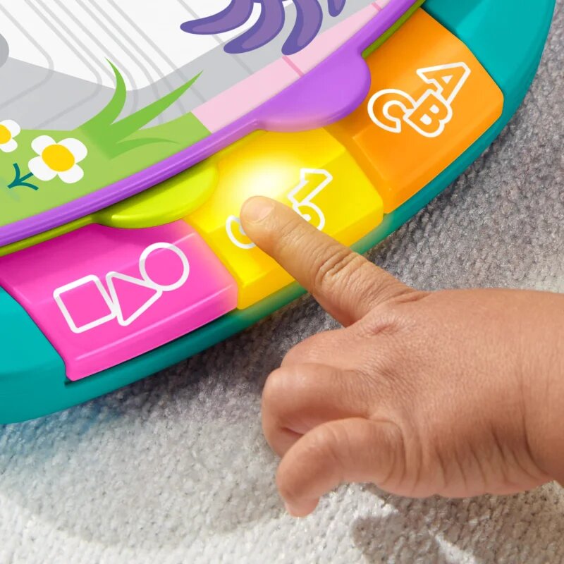 Fisher-Price Učíme se říkanky kontrastní edukativní knížka 1 ks