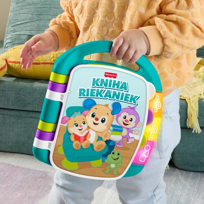 Fisher-Price Učíme se říkanky kontrastní edukativní knížka 1 ks