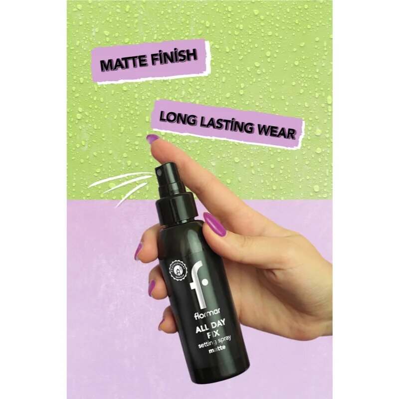 flormar All Day Fix Matte matující fixační sprej na make-up 125 ml