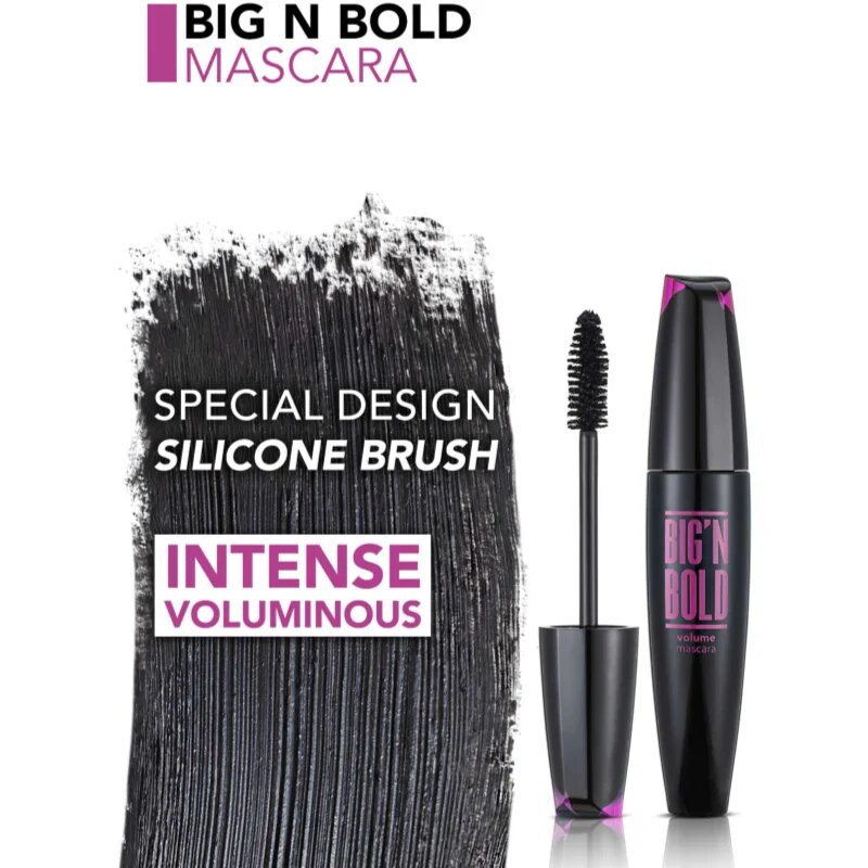 flormar Big'n Bold Volume voděodolná řasenka pro objem 15 ml