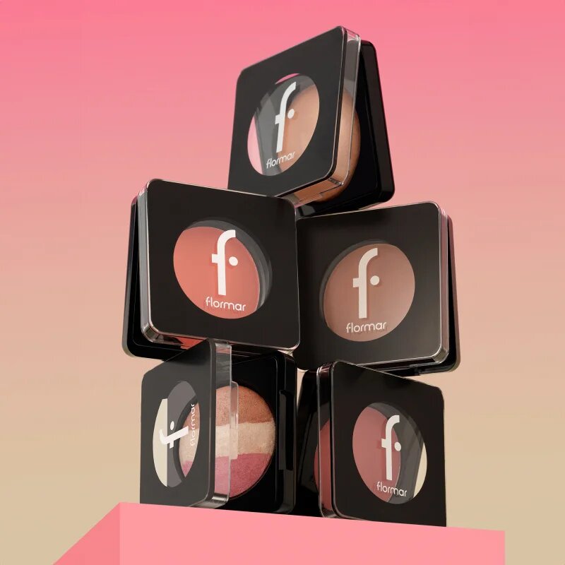 flormar Blush-On Baked rozjasňující tvářenka odstín 040 Shimmer Pink 4 g