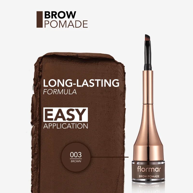 flormar Brow Pomade pomáda na obočí se štětečkem odstín 03 Brown 22 g