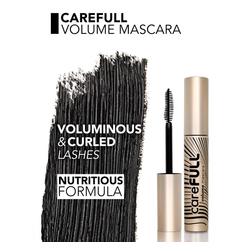 flormar CareFULL Volume objemová a pečující řasenka s vitamínem E odstín Black 11 ml