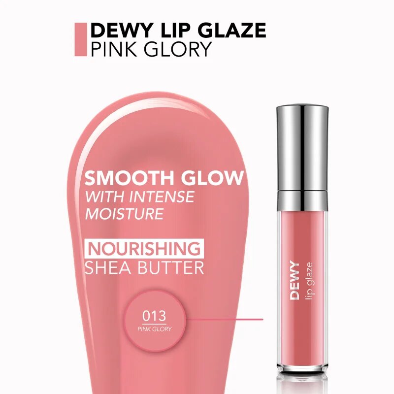flormar Dewy Lip Glaze hydratační lesk na rty odstín 013 Pink Glory 45 ml