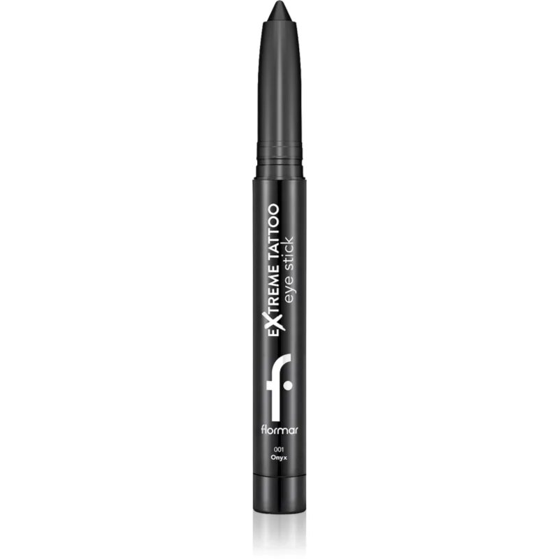 flormar Extreme Tattoo Eye Stick dlouhotrvající gelové oční linky odstín 001 Onyx 1.4 g