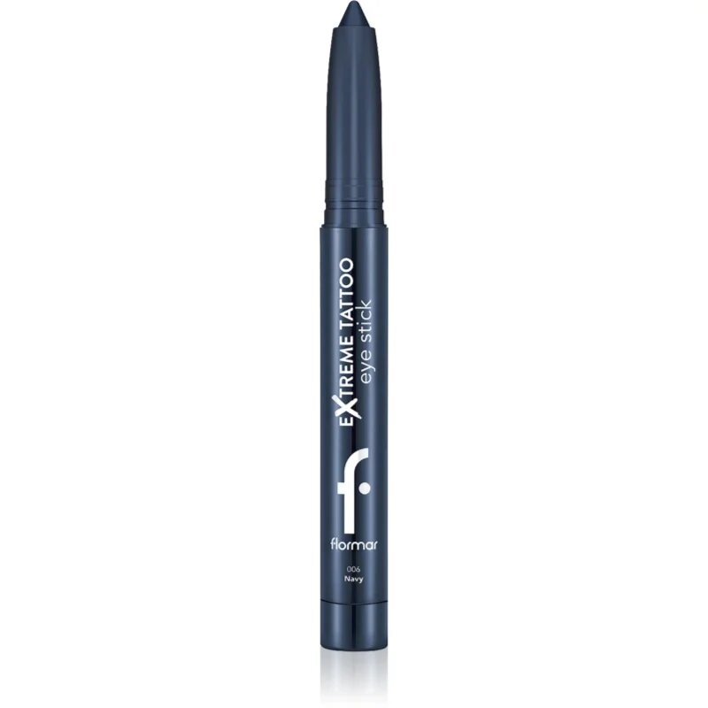 flormar Extreme Tattoo Eye Stick dlouhotrvající gelové oční linky odstín 006 Navy 1.4 g