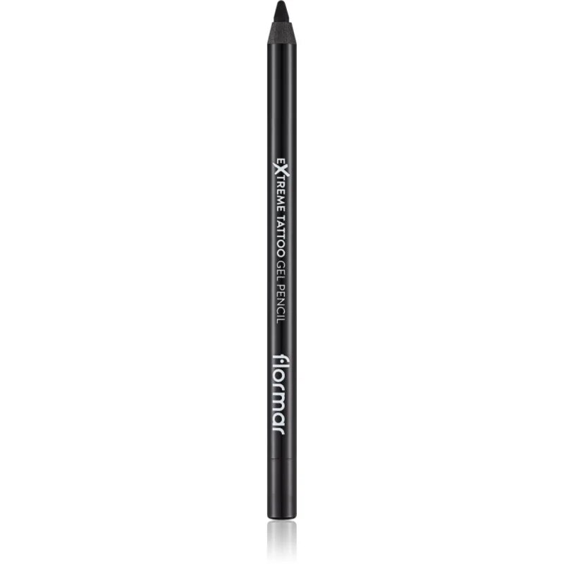 flormar Extreme Tattoo Gel Pencil voděodolná gelová tužka na oči odstín 06 Onyx 1.2 g