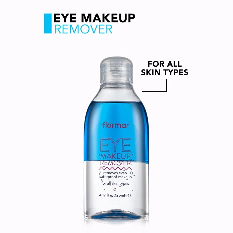 flormar Eye Makeup Remover dvoufázový odličovač očního make-upu 125 ml