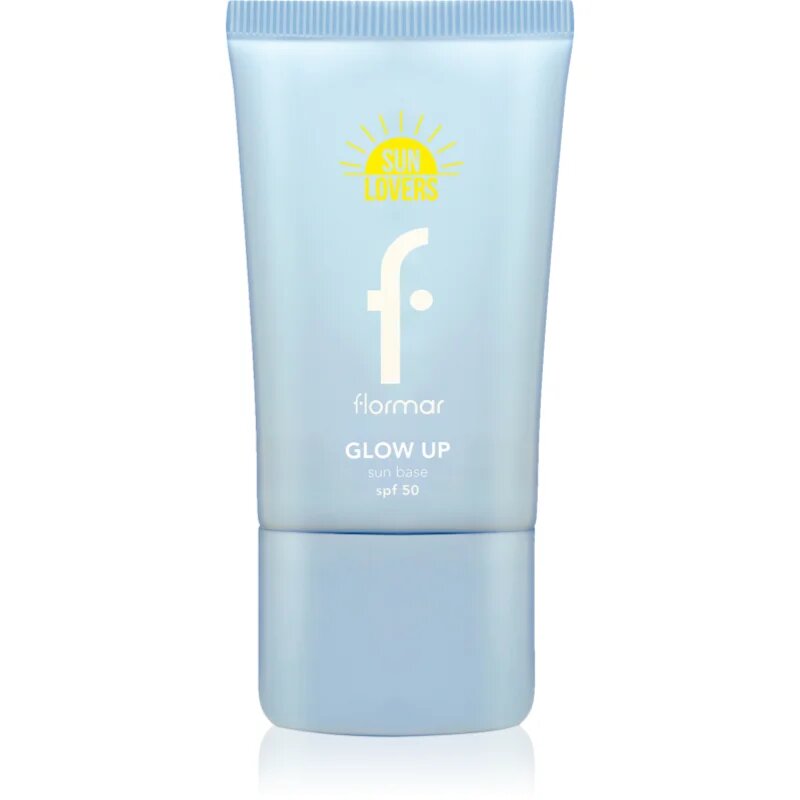 flormar Glow Up Sun Base SPF 50 hydratační podkladová báze pod make-up pro rozjasnění pleti SPF 50 40 ml
