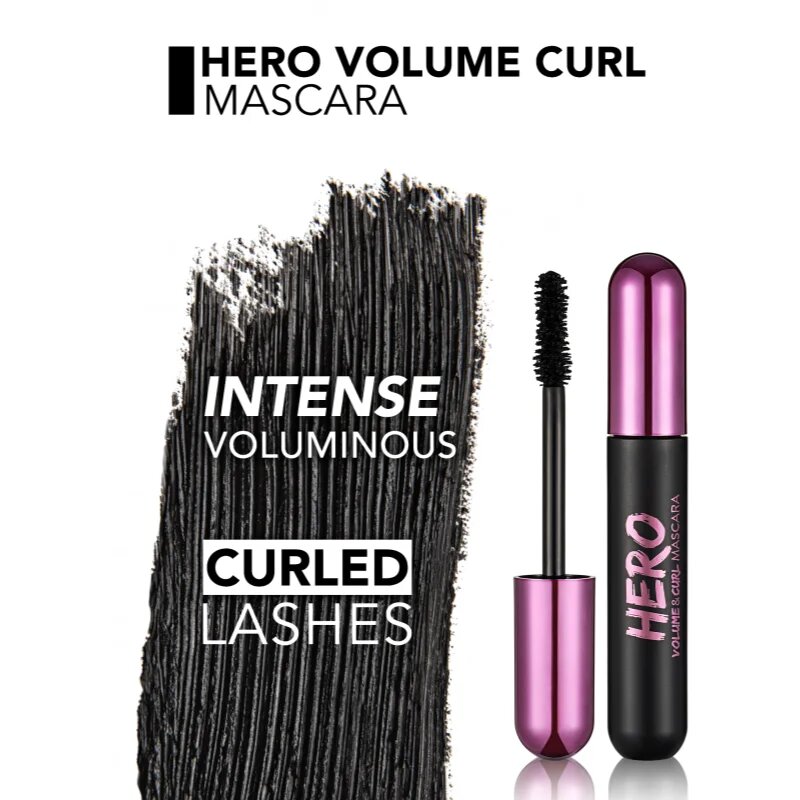 flormar Hero Volume & Curl Mascara řasenka pro objem a natočení řas Black 10 ml