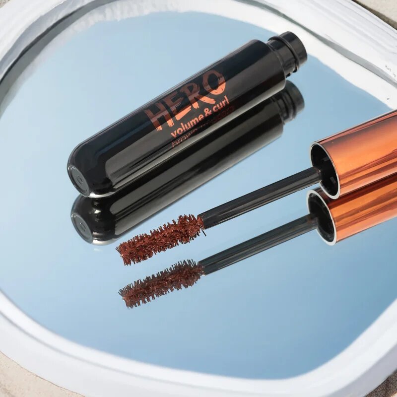 flormar Hero Volume & Curl Mascara řasenka pro objem a natočení řas Brown 10 ml