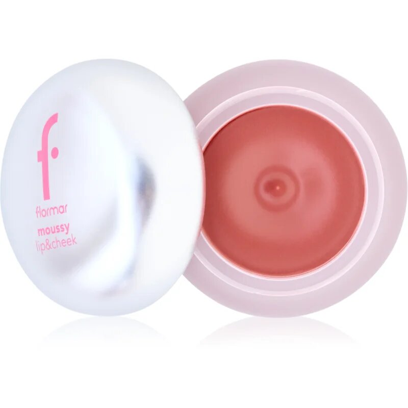 flormar K-Spirit Moussy Lip&Cheek multifunkční líčidlo na rty a tváře odstín 001 Marshmallow Pink 5 g