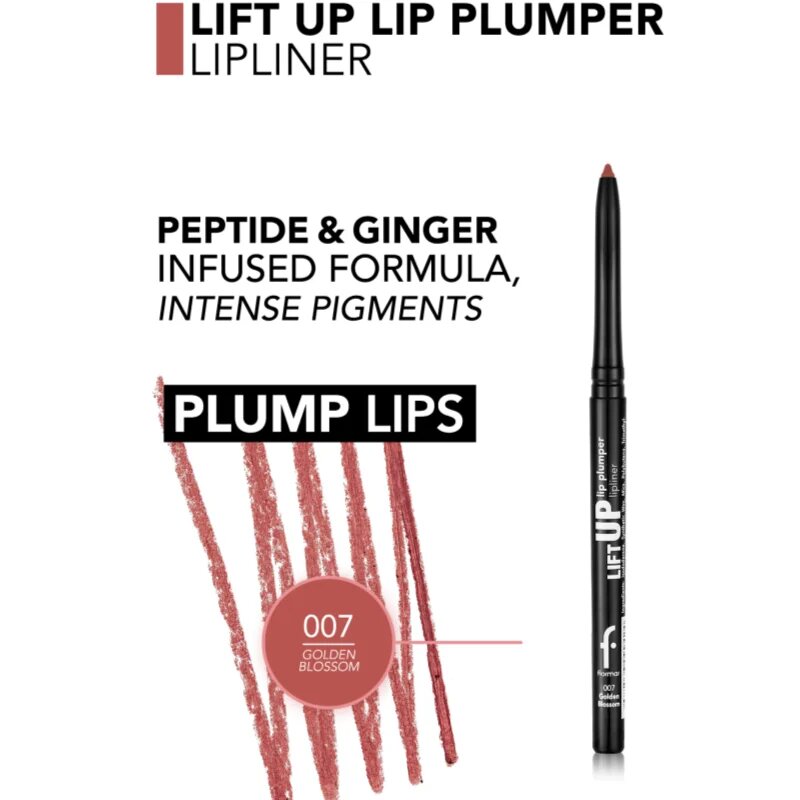 flormar Lift Up Lip Plumper Lipliner dlouhotrvající tužka na rty se zvětšujícím efektem odstín 007 - Golden Blossom 0.35 g