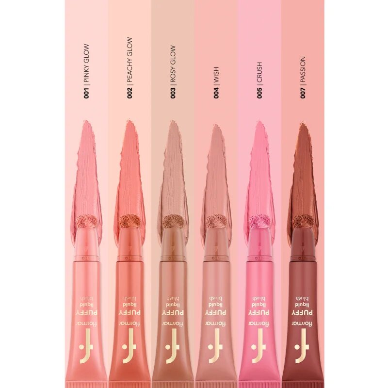flormar Puffy Liquid Blush tekutá tvářenka odstín 004 Wish 12 ml