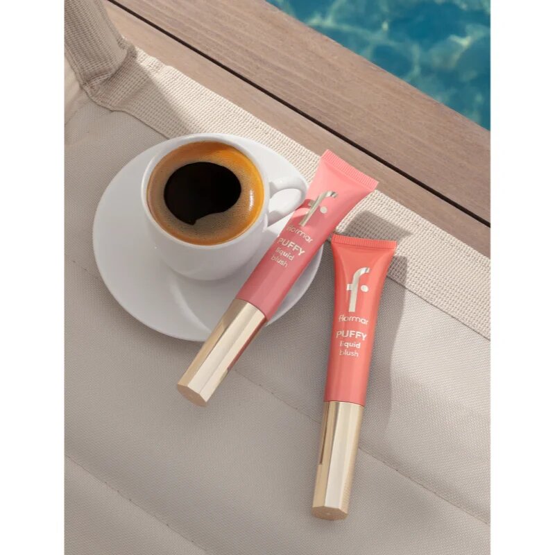 flormar Puffy Liquid Blush tekutá tvářenka odstín 004 Wish 12 ml