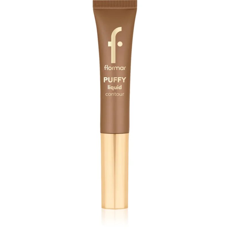 flormar Puffy Liquid Contour konturovací krém s aplikátorem odstín 003 Deep 12 ml