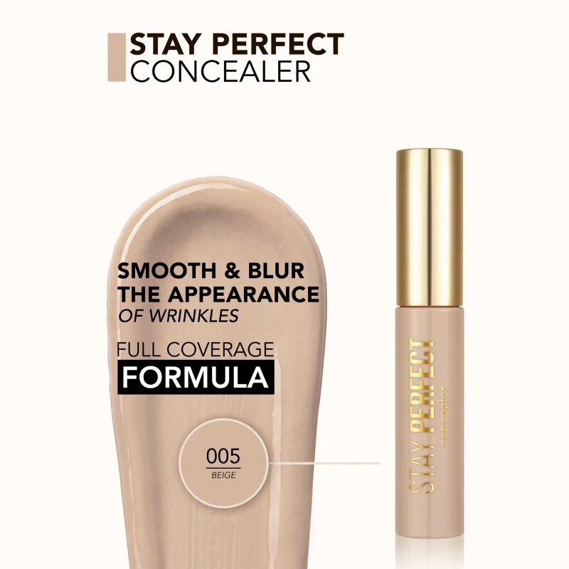 flormar Stay Perfect Concealer tekutý korektor odstín 005 Beige 125 ml