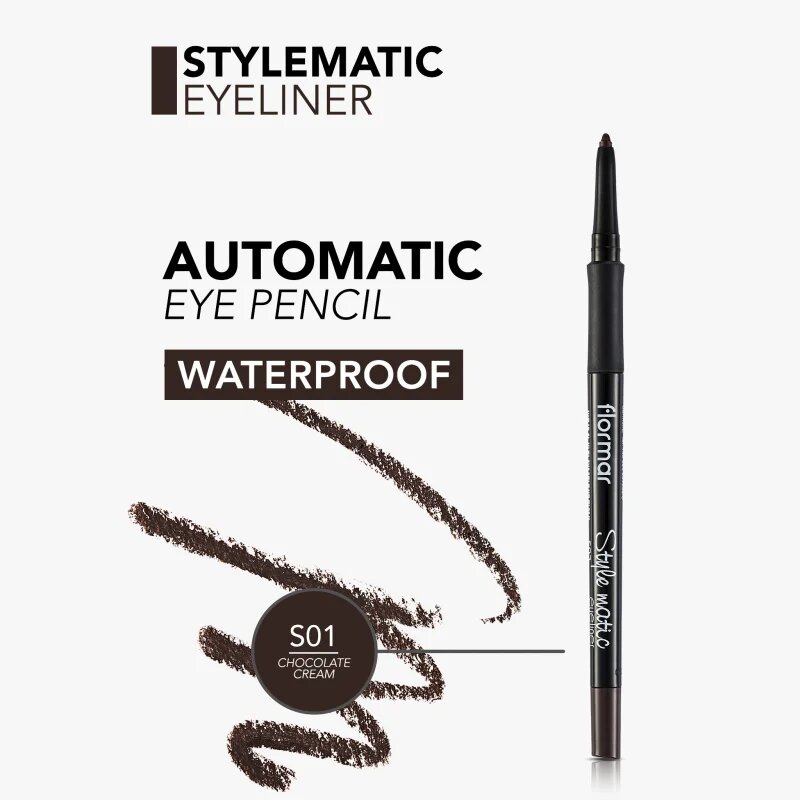 flormar Style Matic Eyeliner voděodolná tužka na oči odstín S01 Chocolate Cream 0.35 g